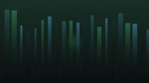 Dynamic data visualization of fluctuating market trends Stock Footage 326999343