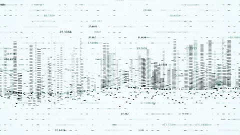 Dynamic data visuals for business info graphics, animated charts Stock Footage 282436446