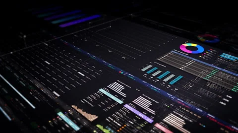Dynamic data visuals for business info g... | Stock Video | Pond5