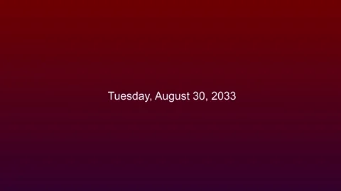 Dynamic Date Change Animation: Month, Day, Year Transition. Stock Footage 282576828