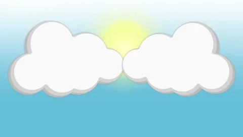 Dynamic Daytime Clouds Covering and Revealing the Sun Stock Footage 296690160