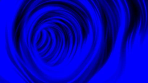 Dynamic Deep Blue Abstract Fluid Waves Motion Background Loop. Stock Footage 340075575