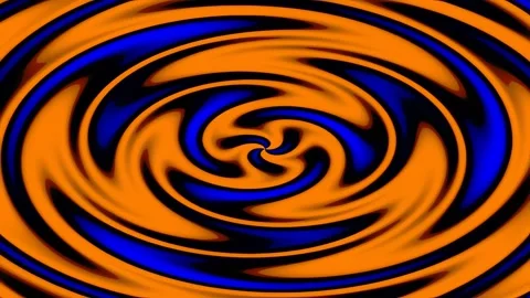 Dynamic deep blue liquid vortex flow background cinematic energy wave motion Stock Footage 342159415