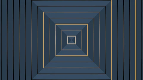 Dynamic Depth with Shifting Box Patterns and Geometric Lines Stock Footage 294135626