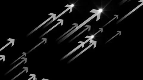 Dynamic diagonal composition arrows light flares upward motion and sleek me.. Stock Footage 335099254