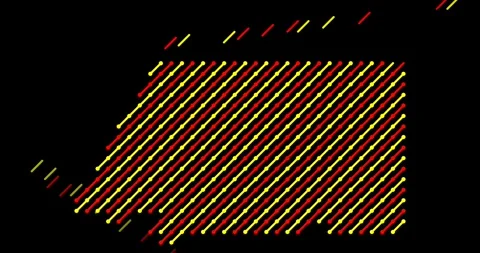 Dynamic Diagonal Lines Forming Equatorial Guinea Map Stock Footage 323905392