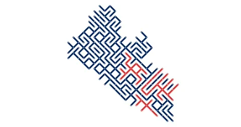 Dynamic Diagonal Lines Forming Liberia Map Stock Footage 324588143