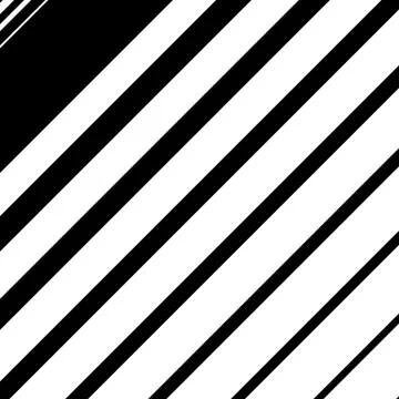 Dynamic diagonal lines pattern. Parallel straight lines with irregular width. Illustrazione stock
