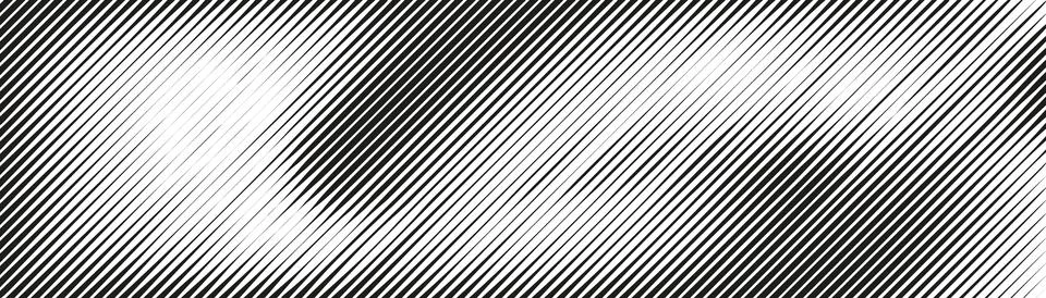 Dynamic diagonal stripe pattern with thin lines and broken angles. Monochrome Stock Illustration