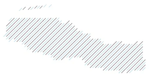 Dynamic Diagonal Stripes Forming Map of Nepal Video stock 327645174
