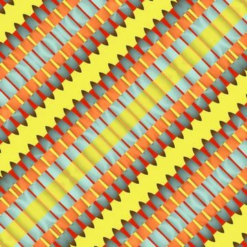 Dynamic Diagonal Summer Stripes 3D Abstract Stock-Illustration
