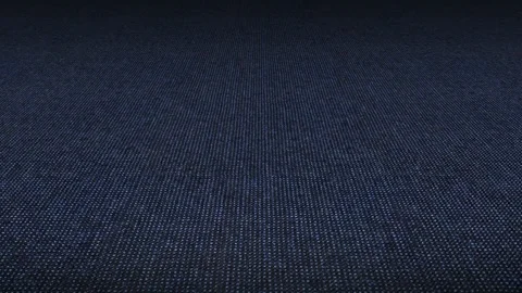 Dynamic diagonal sweep over deep Italian indigo blue flannel fabric for style 스톡 동영상 343211326