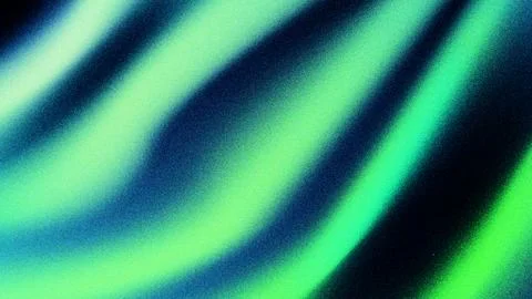 Dynamic diagonal wavy grainy gradient background in glowing neon green and .. Stock Illustration