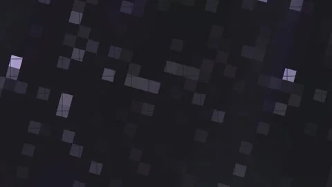 Dynamic Digital Art Display with Glowing Pixels and Abstract Visuals in Motio Stock Footage 316315961