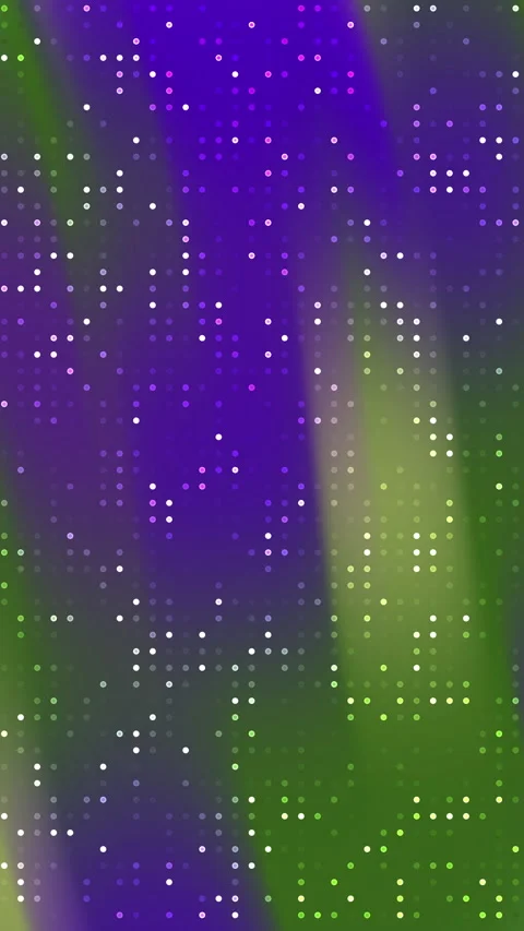 Dynamic digital background with moving purple and green gradients and subtl.. 動画素材 339994218