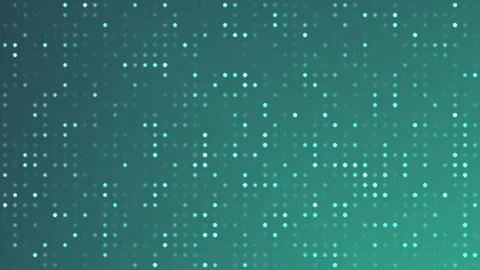 Dynamic Digital Data Network with Glowing Light Particles Video stock 315401642