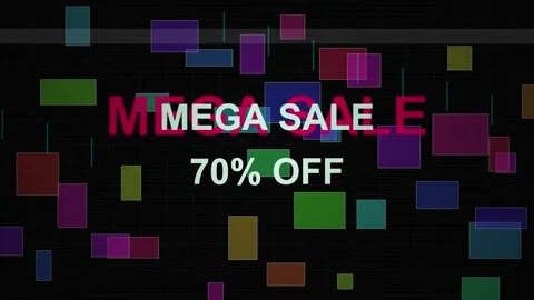 Dynamic Digital Distortion Abstract Background Loop Stock Footage 345514320