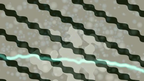 Dynamic Digital Flowing Shapes Design Project Stock Footage 328679861