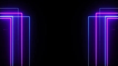 Dynamic Digital Light Streaks and Neon Beams | Sci-Fi Motion Glow 4K Stock Footage 304949399