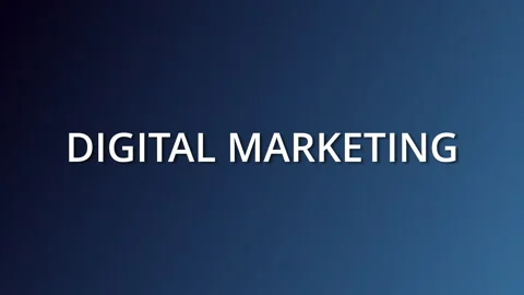 Dynamic digital marketing motion graphics showcase online platform visual Stock Footage 318455157