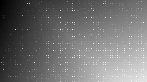 Dynamic digital matrix with shimmering pixel effects and gradient transitions Stock Footage 315401752