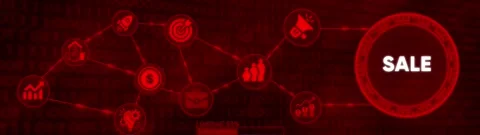 Dynamic digital network connecting business and finance icons motion graphi.. Stock Footage 332395991