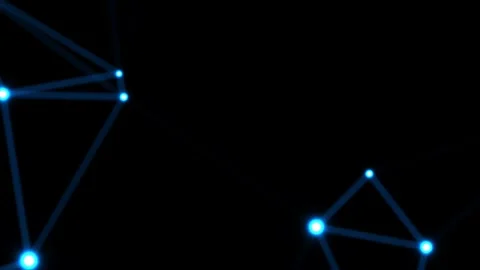 Dynamic Digital Network Connections Abstract Technology Background Loop. Stock Footage 340075614