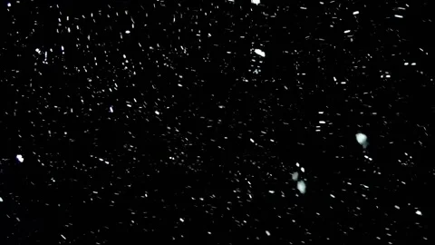 Dynamic digital particles flowing in motion. Abstract glowing dots moving on dar Stock Footage 340450362