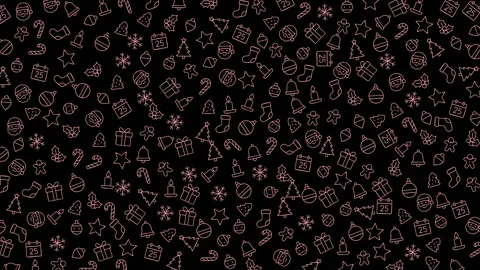 Dynamic digital pattern of geometric lines and abstract shapes on dark back.. Stock Footage 320819383