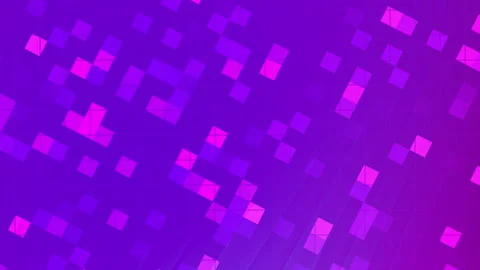 Dynamic Digital Purple Background with Moving Pixelated Elements for Tech V.. Stock Footage 316315987
