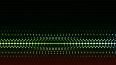 Dynamic Digital Signal Display with Light Effects Video stock 291089420