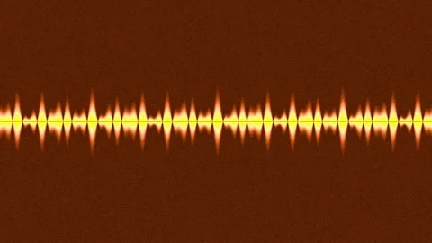 Dynamic digital sound wave equalizer animation on dark teal background Stock Footage 337711350