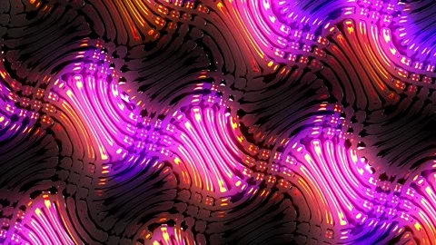 Dynamic Digital Wave Flow Background Loop 4K - Tech Innovation &amp; Data Stream Stock Footage 347754399
