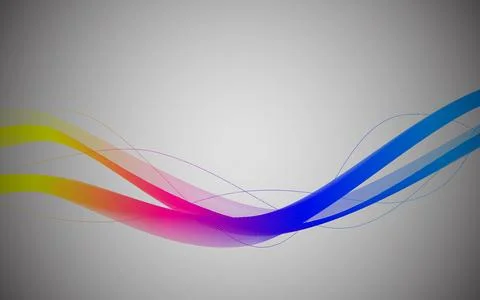 Dynamic digital waves on the background 库存插图
