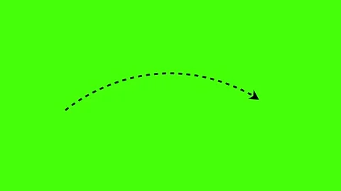 Dynamic Directional green screen arrow animation Stock Footage 313178228