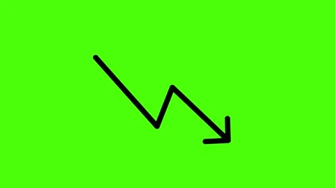 Dynamic Directional green screen arrow animation Video stock 313296529