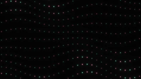 Dynamic display of colored lights creating a wave pattern Stock Footage 339650106