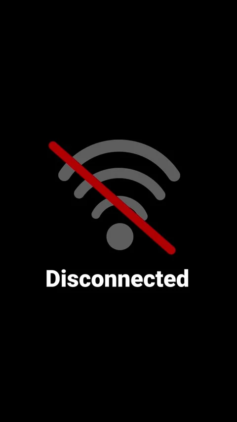 Dynamic Display of Connectivity Status: Visual Representation of Network Co.. Stock Footage 310168244