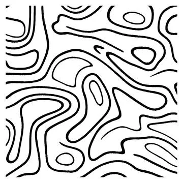 Dynamic Diversity Abstract Vector Silhouette Patterns for Multifaceted Design Stock Illustration