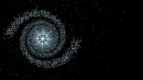 Dynamic DNA Helix : Z-Axis Travel-In 4K Alpha Stockbeeldmateriaal 333701197