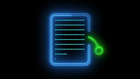 Dynamic Documents Icon Animation for Business and Media Use. Stock Footage 286145689