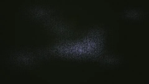 Dynamic dot formation reveals the word "dot" in an evolving visual display Stock Footage 326992294