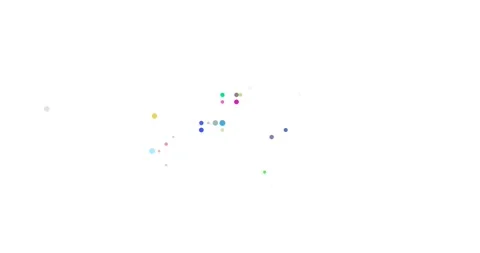 Dynamic Dots Create French Polynesia Geographic Animation Stock Footage 320963684