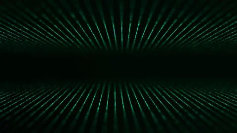 Dynamic double flow of digital particles. Network connection structure. Big.. Illustrazione stock