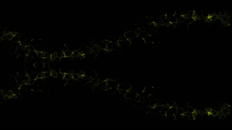 Dynamic double wave of abstract green energy flowing in organic motion (FULL HD) Video stock 59056240