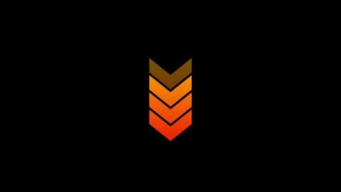 Dynamic Down Arrow Icon Animation – Smooth Motion Graphic Stock Footage 282577217