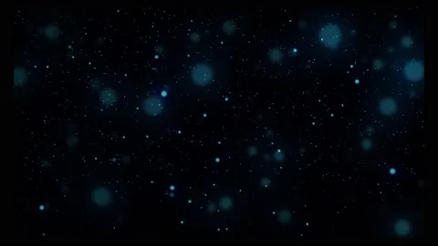 Dynamic Dust Particles Randomly Float In Space With Fast And Slow Motion.  Video stock 237795569