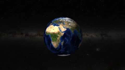 Dynamic earth view zooms in on Saudi Arabia highlighting Kingdom Centre in .. Stock Footage 333873205