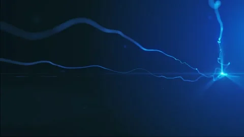 Dynamic Electric Light Strokes Background Stock-Footage 335385520