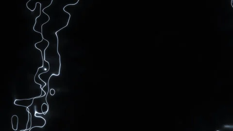 Dynamic Electrical Threads Twisting Across the Canvas Video stock 294144814